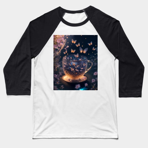 black butterfly Baseball T-Shirt by almost_dreamy 